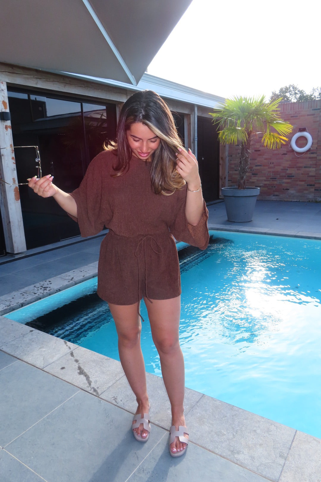 Mocha Lounge Two Piece Set