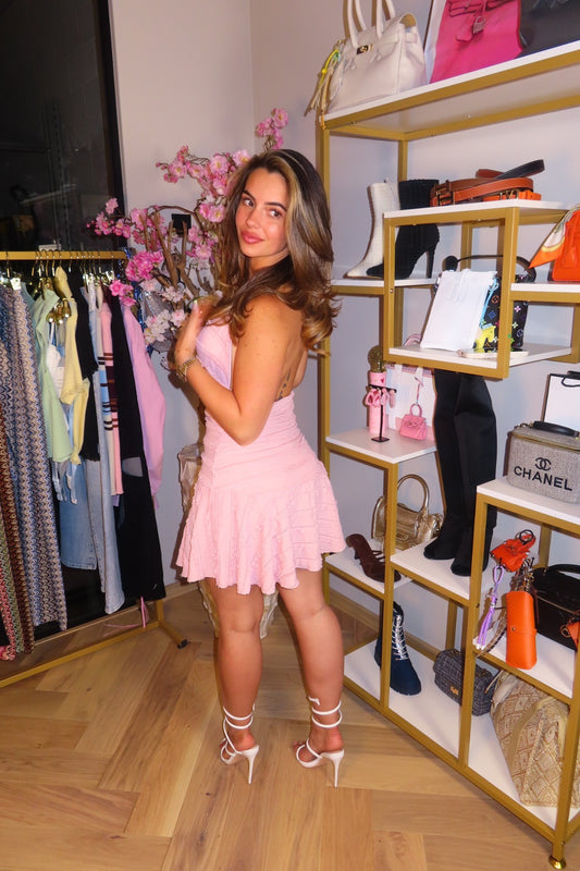 Valentina Tie-Neck Dress