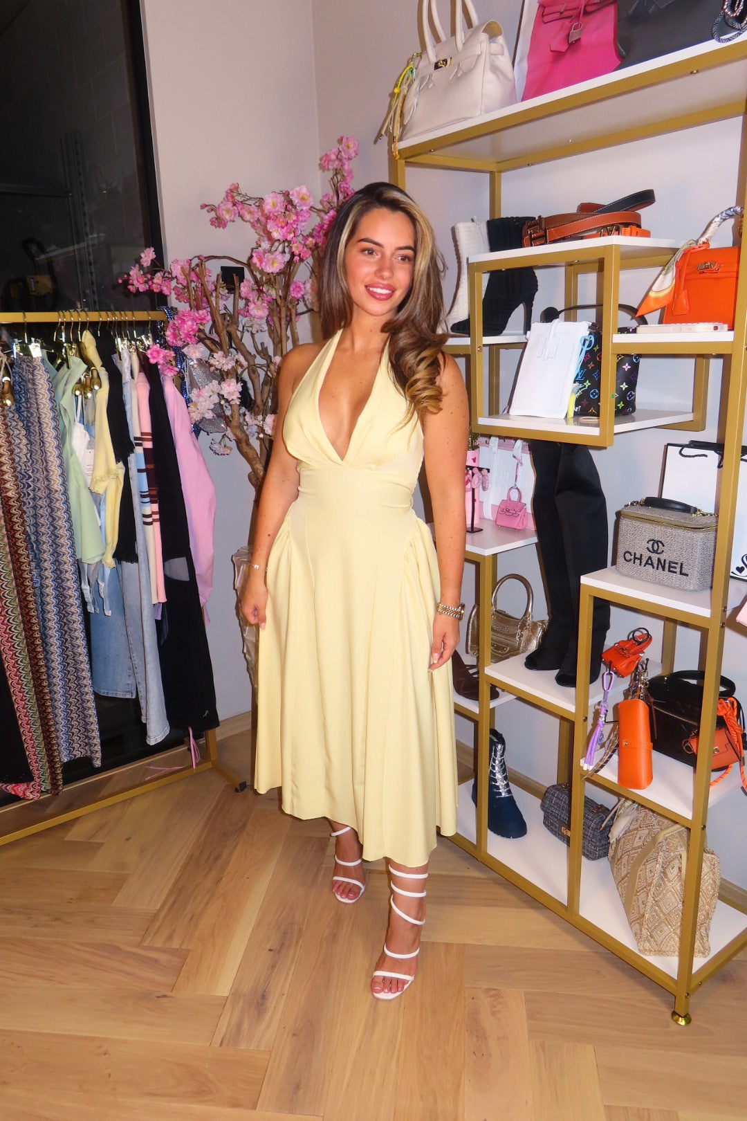 Soleil Halter Dress