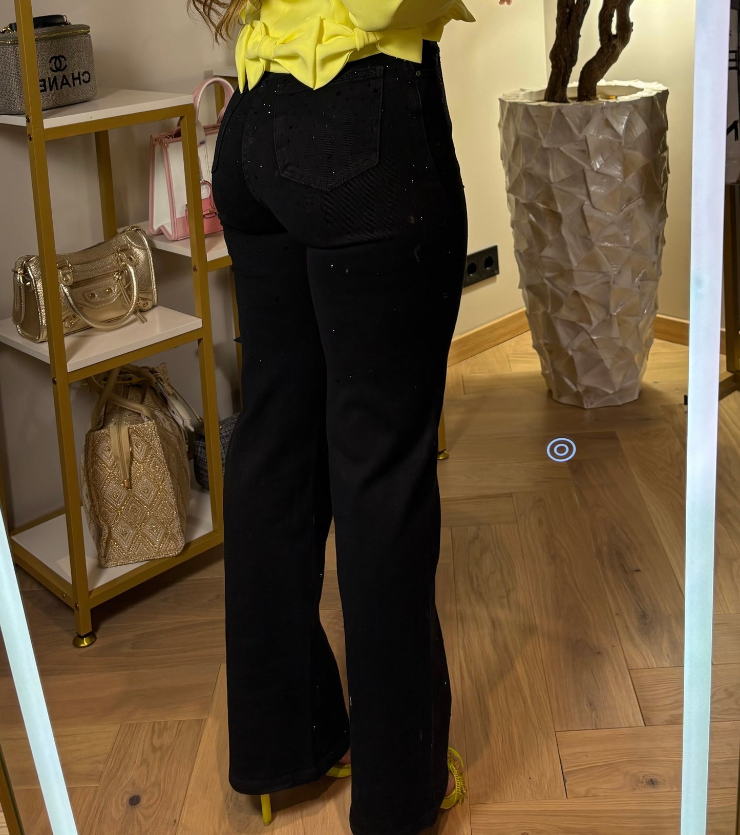 Diamond Wide Leg Jeans