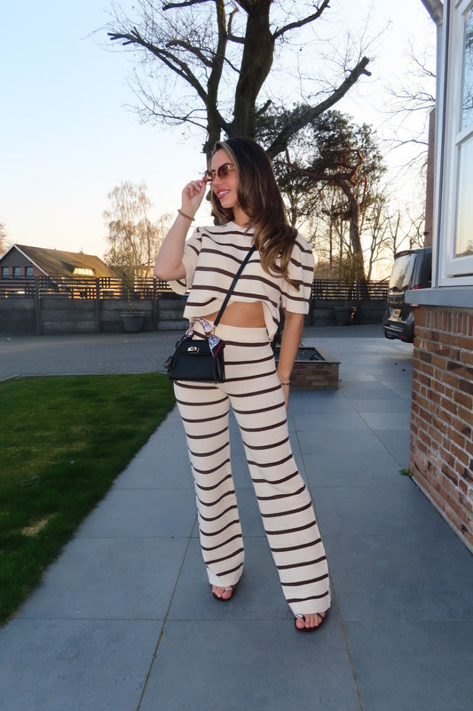 Nola Stripped Two Piece Set