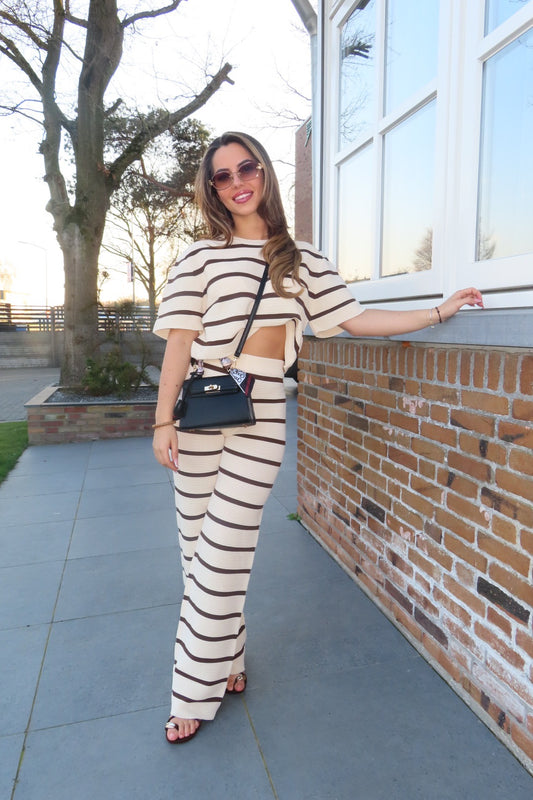 Nola Stripped Two Piece Set