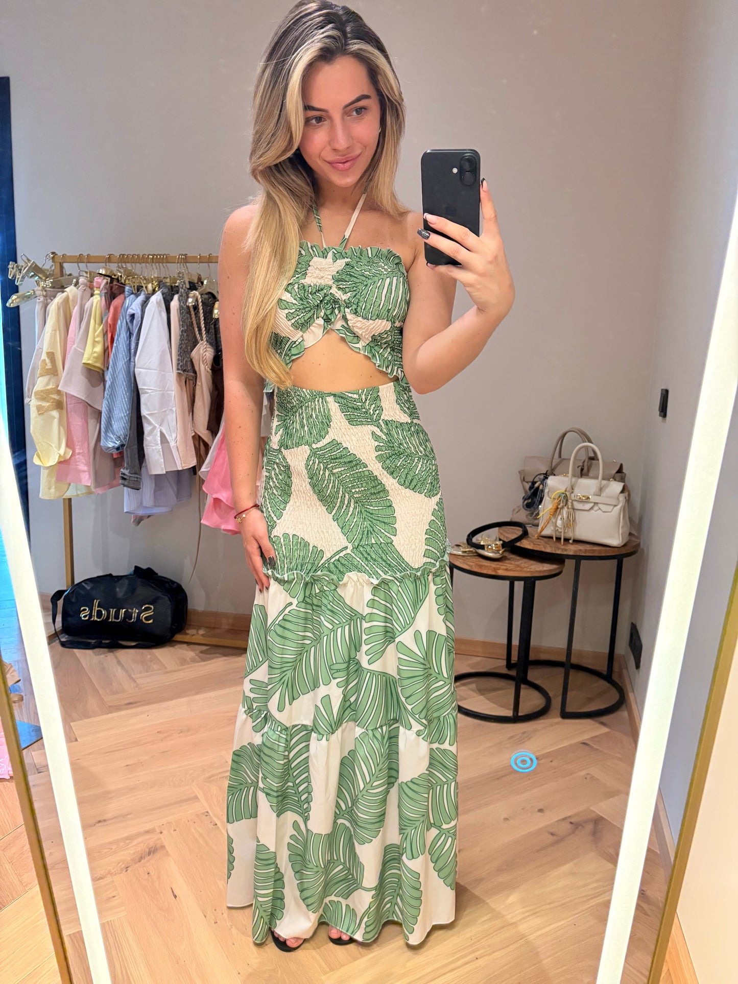 Tropical maxi dress